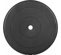 Rebel Bitumena slodze 20kg, 31mm caurums, klasiskais disks, REBEL ACTIVE  