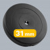 Rebel Set obciążeń bituminousch 2x15kg, otwór 31mm, plate klasyczny, REBEL ACTIVE