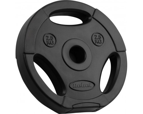Rebel Set obciążeń bituminousch 4x2.5kg, otwór 31mm, plate z uchwytami, REBEL ACTIVE