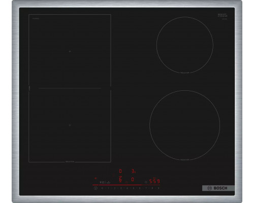 Bosch PVS64RHB1E Series 6, independent hob (black/stainless steel, 60 cm)