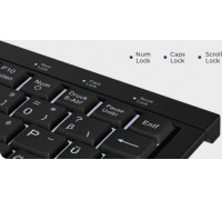 Podkładka Keysonic KeySonic KSK-3011ELC (DE) klawiatura USB QWERTZ Niemiecki Czarny