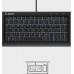 Podkładka Keysonic KeySonic KSK-3011ELC (DE) klawiatura USB QWERTZ Niemiecki Czarny