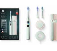 Brush Oclean Oclean Elektrinis dantų šepetėlis X Ultra Set Žalias