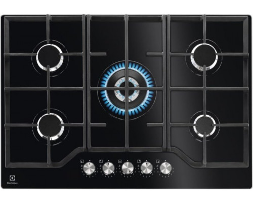 Electrolux Electrolux KGG75362K Black Built-in 74 cm Gas 5 zone(s)