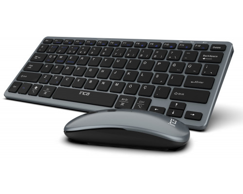Inca INCA Tastatur IBK-572BT BT 2.4G Smart Grau,3.0/5.0+2,4 GHz