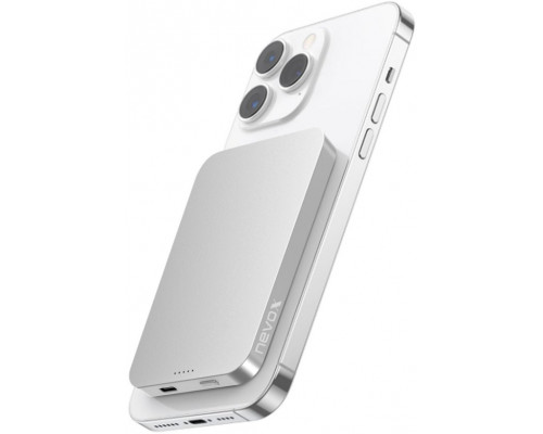 Nevox nevox Magnetic 5.000mAh 15W MagSafe silver