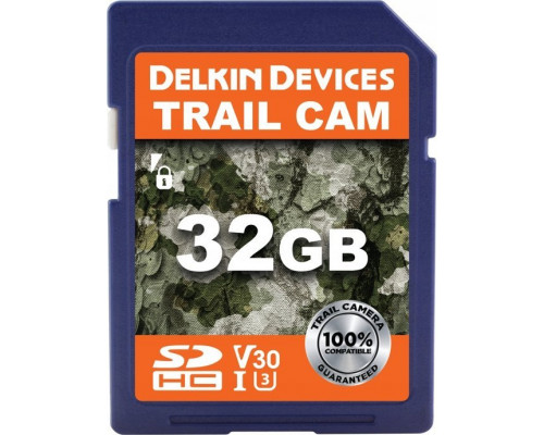 SD  Delkin Trail Cam R100/W30 SDHC 32GB U3 (V30) (DSDTRL32-U3)