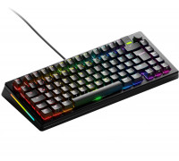 Glorious GMMK 3 Pro 75 % Custom Gaming-Tastatur - Pre-Built, ISO (DE), Fox Switches, czarny