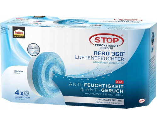 Pattex Pattex Luftentfeuchter Nachfüll Tabs für Aero 360 4x450g