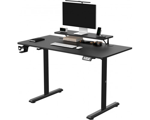 Gaming galds Ultradesk Highlander Black 60x120 cm