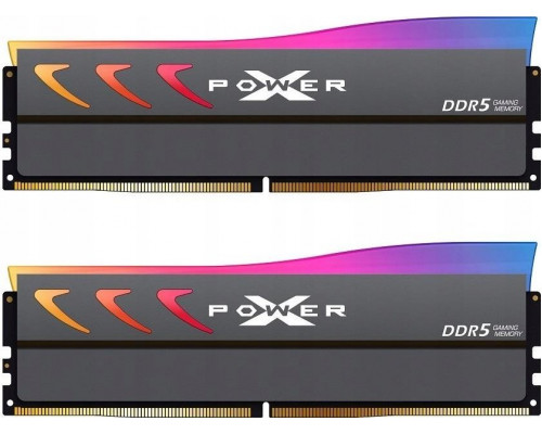 Silicon Power DDR5 Silicon Power XPOWER Storm RGB Gaming 32GB (2x16GB) 6400MHz CL32 1.4V UDIMM Gray