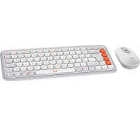 Logitech POP ICON COMBO MOUSE AND KB/OFF WHITE - US INTL - INTNL-973