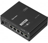 Teltonika Teltonika RUTC50 router bezprzewodowy Gigabit Ethernet Dual-band (2.4 GHz/5 GHz) 5G Czarny