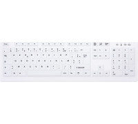 Cherry CHERRY AK-C8100F-FUS-W/FR klawiatura Medyczna RF Wireless AZERTY Francuski Biały