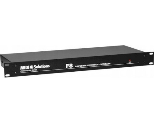 MIDI SOLUTIONS MIDI Solutions- F8 Footswitch / MIDI Converter