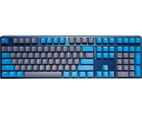 NO NAME Ducky One 3 Daybreak RGB  Gaming USB Niemiecki Czarny, Niebieski, Zielony