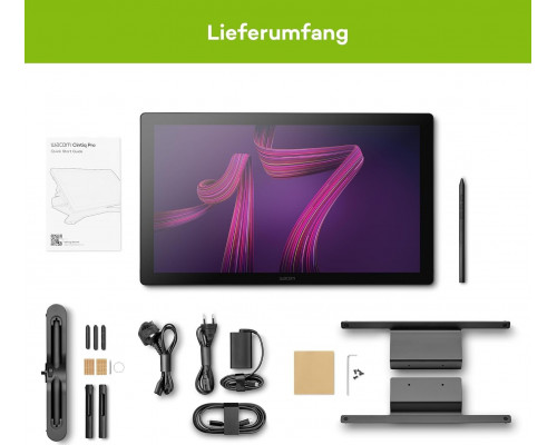 Wacom Zestaw Wacom Cintiq Pro 17 DTH172K0B ilustracja rysowanie