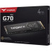 SSD TeamGroup Team Group T-FORCE G70 Pro 4 TB, SSD (PCIe 4.0 x4 | M.2 2280 | Graphene Heatsink)