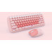 Mofii Bezprzewodowy zestaw klawiatura + myszka MOFII Candy New 2.4G (Rose)