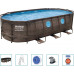 Bestway Swimming pool Power Steel Swim Vista Series, 549x274x122 cm Lumarko!