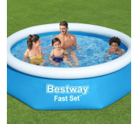 Bestway Inflatable swimming pool Fast Set, circle, 244 x 66 cm, 57265 Lumarko!