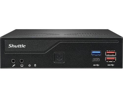 Komputer Shuttle Shuttle DH770 komputer typu barebone Wielkość PC 1.35L Black Intel H770 LGA 1700