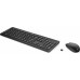 HP HP 235 Wireless Mouse and Keyboard Combo - Full-size (100%) - RF Wireless - Black - Mouse included
