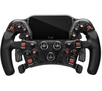 Asetek SimSports Invicta Formula Lenkrad, 4,3-Zoll-LCD, USB-C - Red on Black Edition