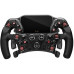 Asetek SimSports Invicta Formula Lenkrad, 4,3-Zoll-LCD, USB-C - Red on Black Edition