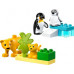 LEGO Duplo Rodziny dzikich zwierząt: pingwiny i lwy (10442)