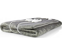 Nedis PEBL130CWT2 blanket electric  120 W Gray, White Polar, Poliester