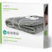 Nedis PEBL130CWT2 blanket electric  120 W Gray, White Polar, Poliester