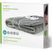 Nedis PEBL130CWT2 blanket electric  120 W Gray, White Polar, Poliester
