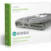 Nedis PEBL130CWT2 blanket electric  120 W Gray, White Polar, Poliester