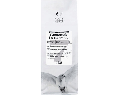 Specialty coffee beans Black Crow White Pigeon Guatemala La Hermosa, 1 kg