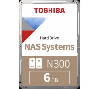 6TB Toshiba N300 HDWG760EZSTA 7200RPM 512MB retail