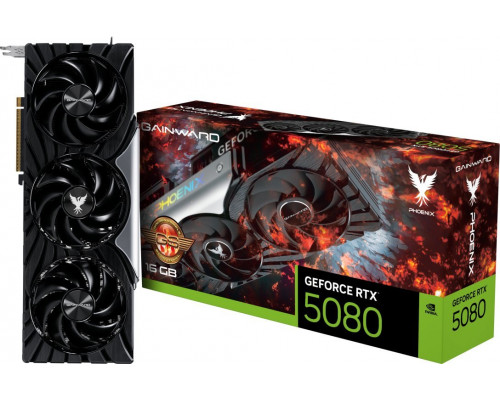 Gainward GeForce RTX 5080 Phoenix GS 16GB GDDR7 DLSS4 (NE75080S19T2-GB2031X)
