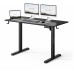 Gaming galds SENSE7 NOJO LIGHT Black 120 cmx60 cm