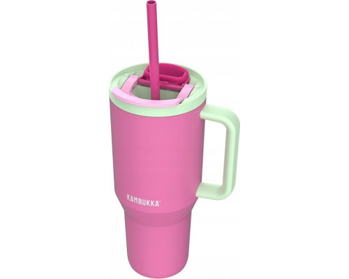 Thermal mug z teleskopową słomką Kambukka Rio Tumbler 950ml Bubblegum Mint