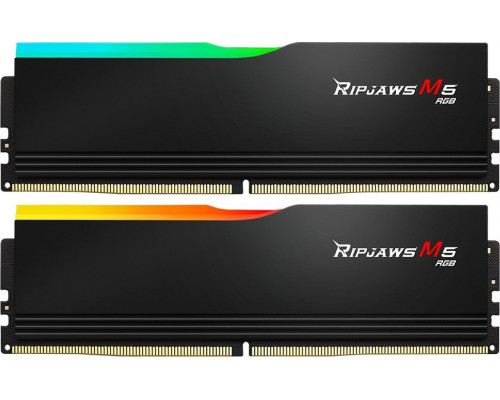 G.Skill Ripjaws M5 RGB, DDR5, 48 GB, 6000MHz, CL30 (F5-6000J3036F24GX2-RM5RK)