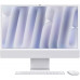 APPLE iMac Z1EJ 59,62cm 23,5Zoll Standardglas M4 10C CPU/10C GPU/16C N.E. 16GB 1TB SSD Gbit Eth MM NumKey TID DE Silber