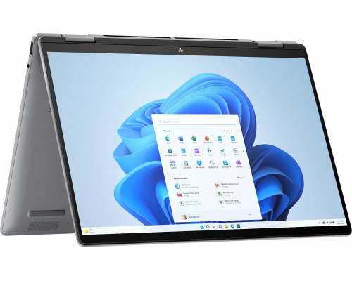 HP ENVY x360 14-fa0016nw AMD Ryzen 7 8840HS Hybryda (2w1) 35,6 cm (14") Ekran dotykowy 2K 16 GB LPDDR5-SDRAM 512 GB SSD Wi-Fi 7 (802.11be) Windows 11 Home Srebrny