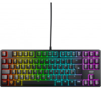 CHERRY XTRFY K4V2 - Tastatur - RGB - 80% - TKL - Hintergrundbeleuchtung - USB - QWERTZ - Deutsch - Tastenschalter: CHERRY MX2A Red - Schwarz