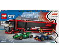 LEGO City Formula 1 F1® Ciężarówka z bolidami RB20 i AMR24 F1® 3 szt. (60445)