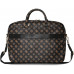 Bag Guess 4G Peony Front Pocket Zipper Triangle Logo 16" black