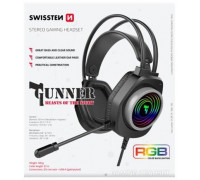 Swissten Gunner RGB Spēļu Austiņas