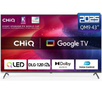 CHiQ U43QM9G TV 43", UHD QLED  Google TV
