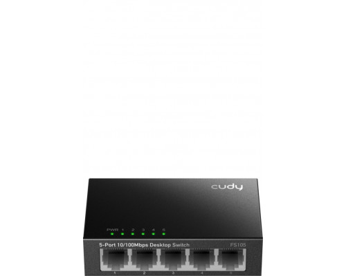 Cudy FS105     Fast Ethernet (10/100) Black