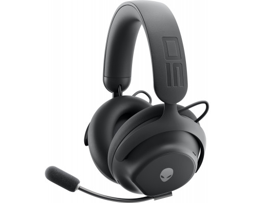 Alienware PRO-HS-G-DEAM słuchawki/zestaw słuchawkowy Przewodowy i Bezprzewodowy Opaska na głowę Gaming USB Type-C Bluetooth Czarny