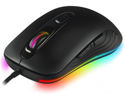 SVEN RX-G820 up to 4800 DPI; Soft Touch; Braided cable; Gaming software; 2 extra buttons; Lighting; Dpi switch button